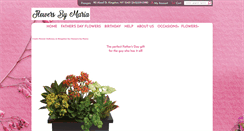 Desktop Screenshot of flowersbymaria.net