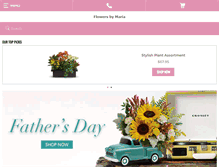 Tablet Screenshot of flowersbymaria.net